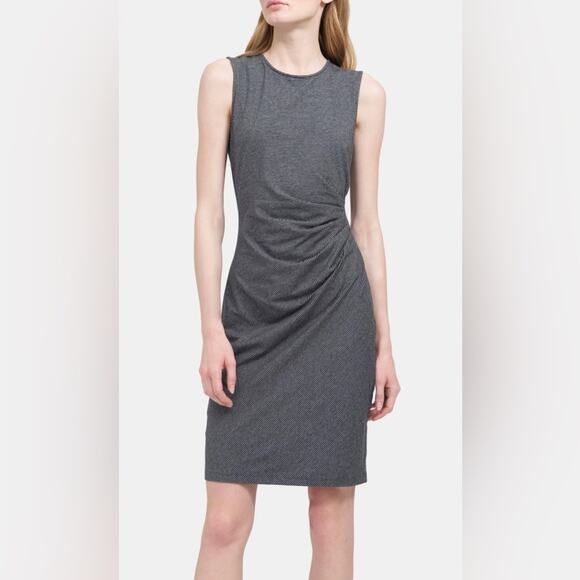 Theory Jorainna Sheath Dress in Stretch Pima Cotton Size Small - Picture 1 of 7